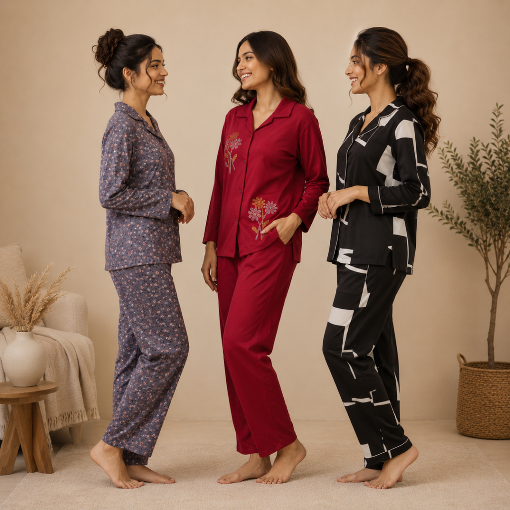3 Night Suit Daily Wear Set (N4)