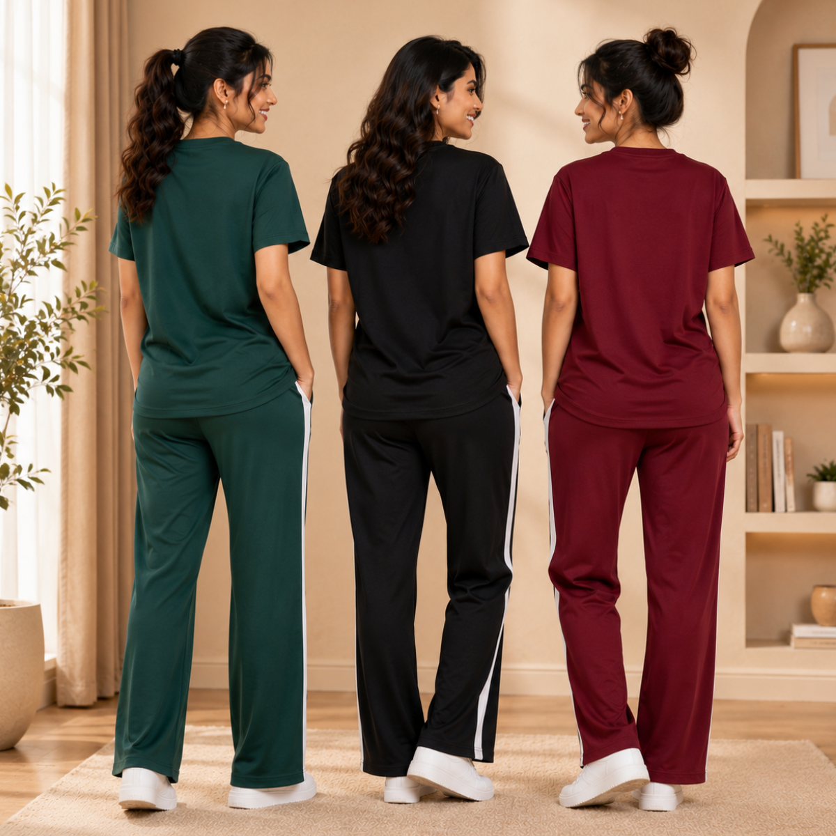 3 T-Shirt With Trouser Daily Wear Combo ( T4 )
