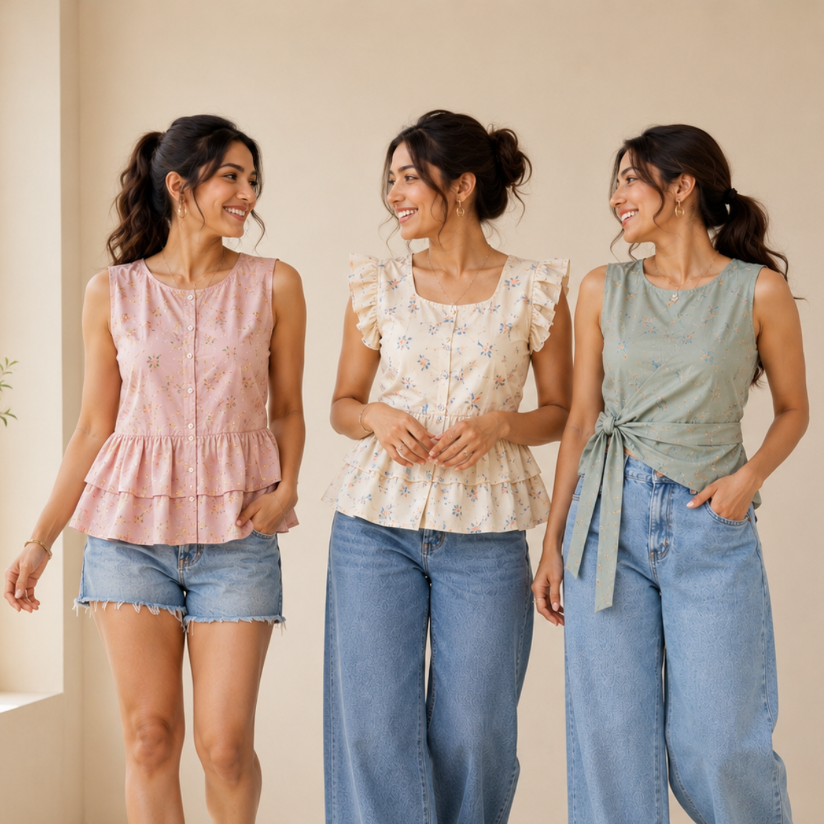 3 Western Top for Summer ( WT-5)