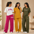 3 T-Shirt With Trouser Daily Wear Combo ( T5 )