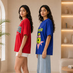 Oversized Printed T-Shirt Combo Pack | Pack of 2 Trendy Tees | TT-03