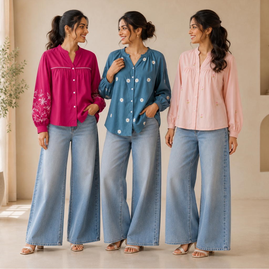 3 Western Top for Summer ( WT-7)