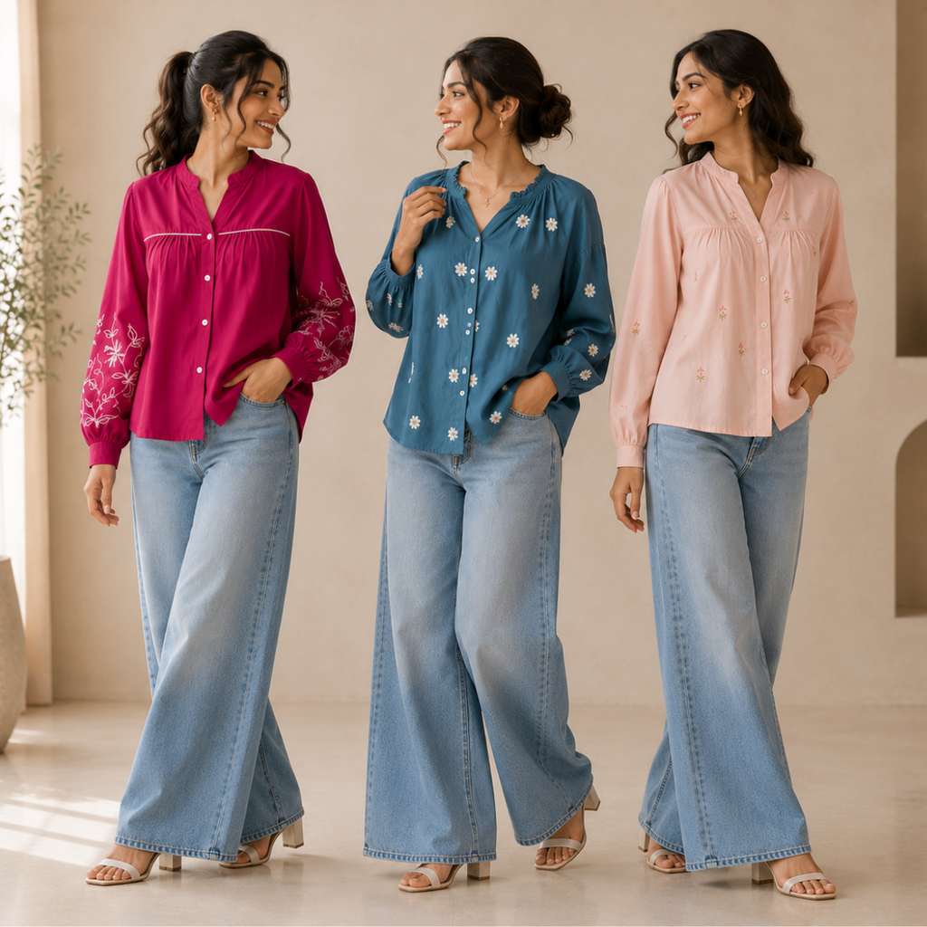3 Western Top for Summer ( WT-7)