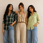 3 Casual Cotton Shirt For Women-Everyday Comfort Shirts |SC-06