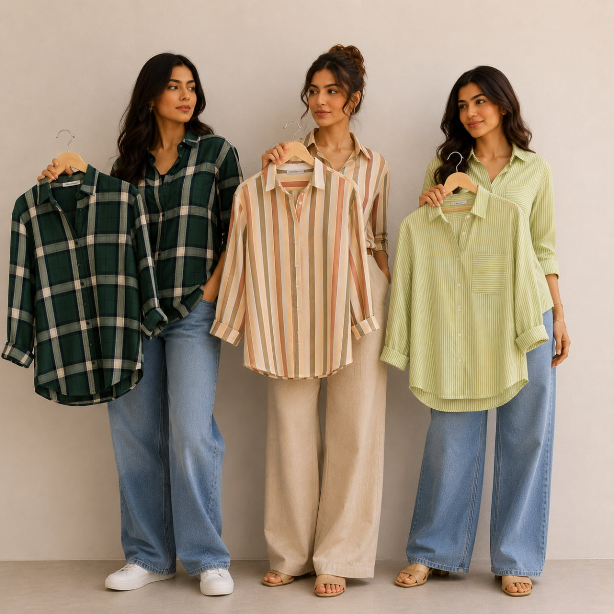 3 Casual Cotton Shirt For Women-Everyday Comfort Shirts |SC-06