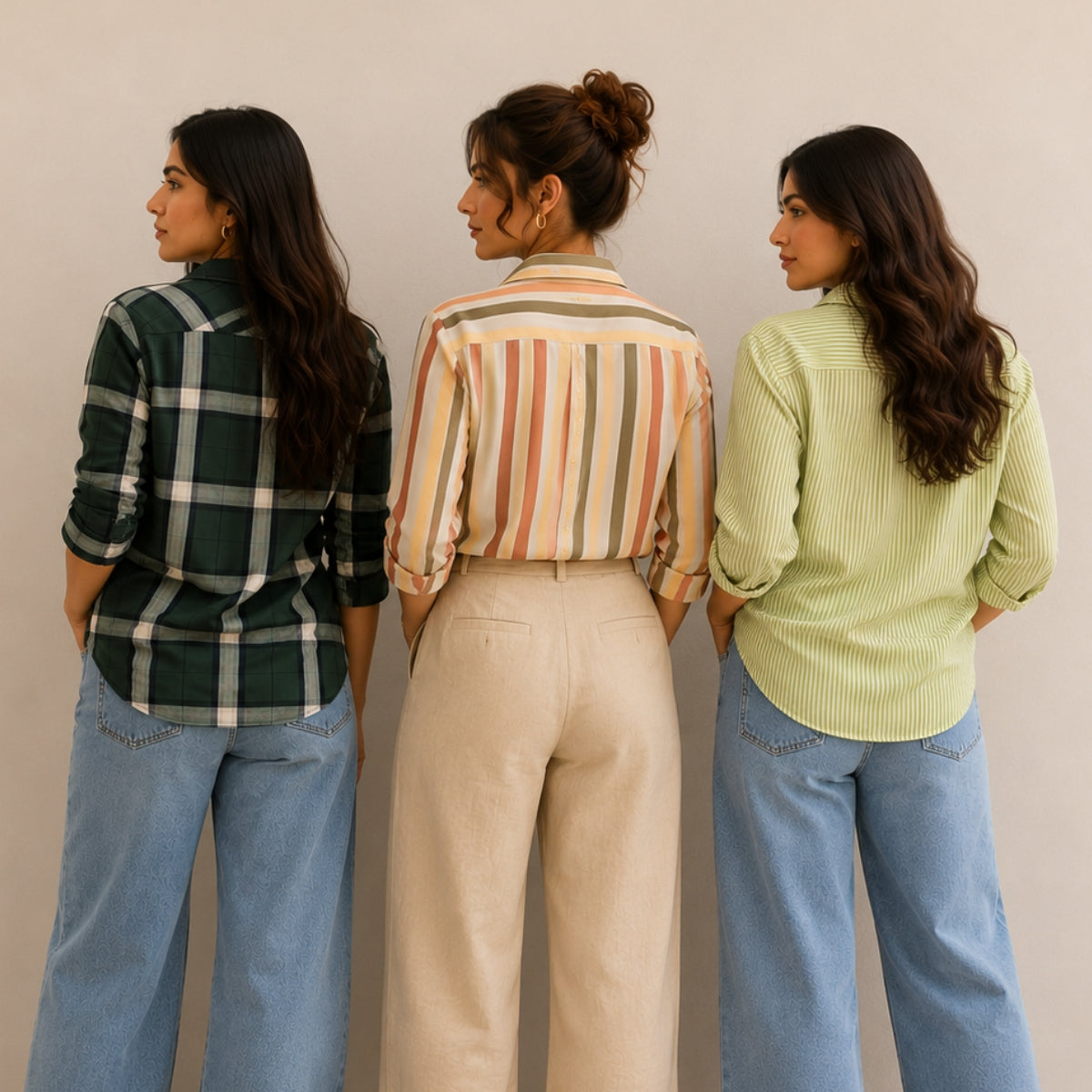 3 Casual Cotton Shirt For Women-Everyday Comfort Shirts |SC-06