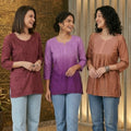 3 Chikankari Embroidery Short Kurtis | CSK-09