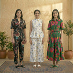 Printed Co-Ord | Pack of 3 | Casual Ethnic Fusion Wear | CC-018
