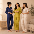 3-Pack | Cotton Night Suit | Floral Printed Wear | NG-016