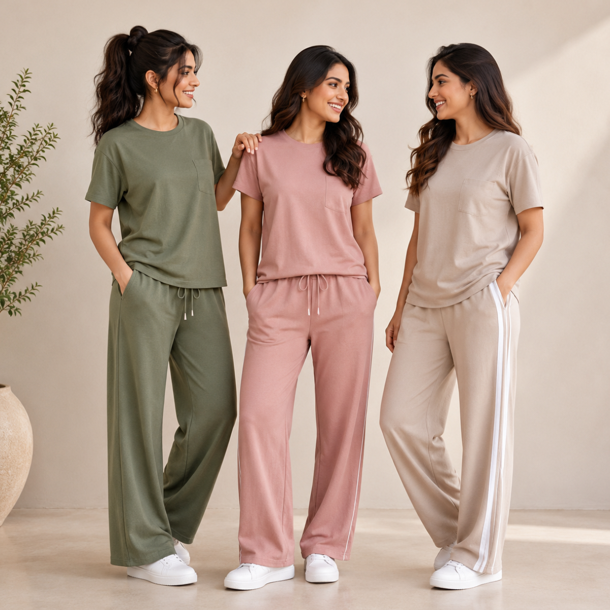 3 T-Shirt With Trouser Daily Wear Combo ( T10 )
