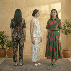 Printed Co-Ord | Pack of 3 | Casual Ethnic Fusion Wear | CC-018