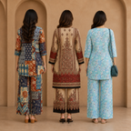 Printed Co-Ord | Pack of 3 | Casual Ethnic Fusion Wear | CC-014