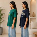 Oversized Printed T-Shirt Combo Pack | Pack of 2 Casual Tees | TT-05
