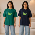 Pack of 2 Casual T-Shirts | Oversized Printed T-Shirt Combo Pack |  TT-013