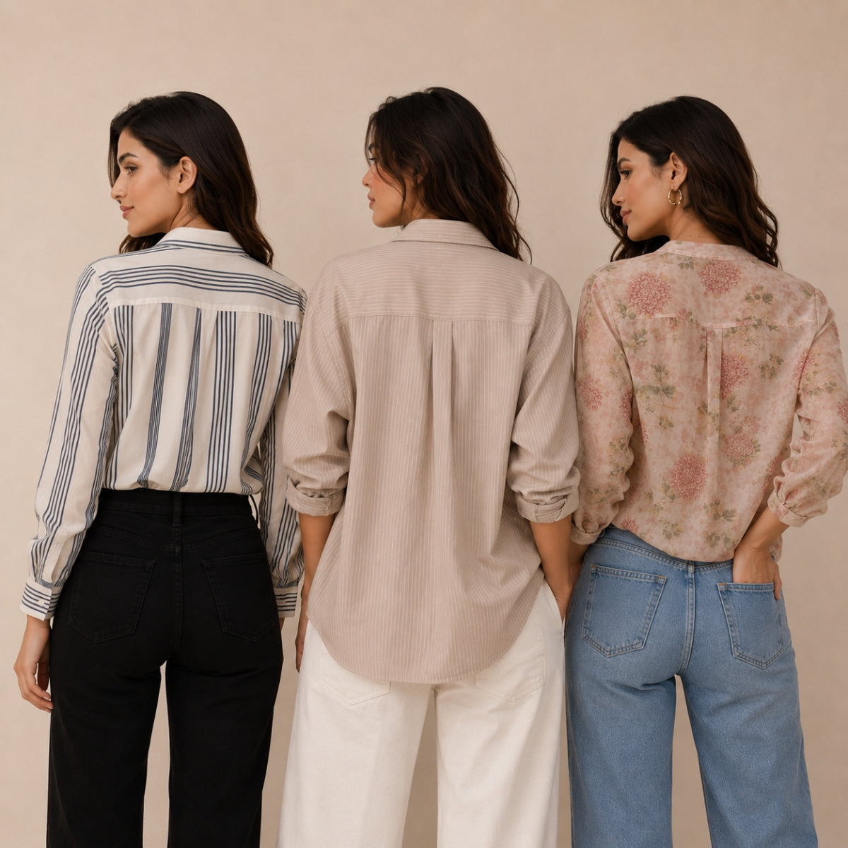 3 Casual Cotton Shirt For Women-Everyday Comfort Shirts | SC-01
