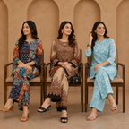 Printed Co-Ord | Pack of 3 | Casual Ethnic Fusion Wear | CC-014