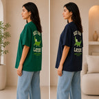 Pack of 2 Casual T-Shirts | Oversized Printed T-Shirt Combo Pack |  TT-013