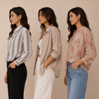 3 Casual Cotton Shirt For Women-Everyday Comfort Shirts | SC-01