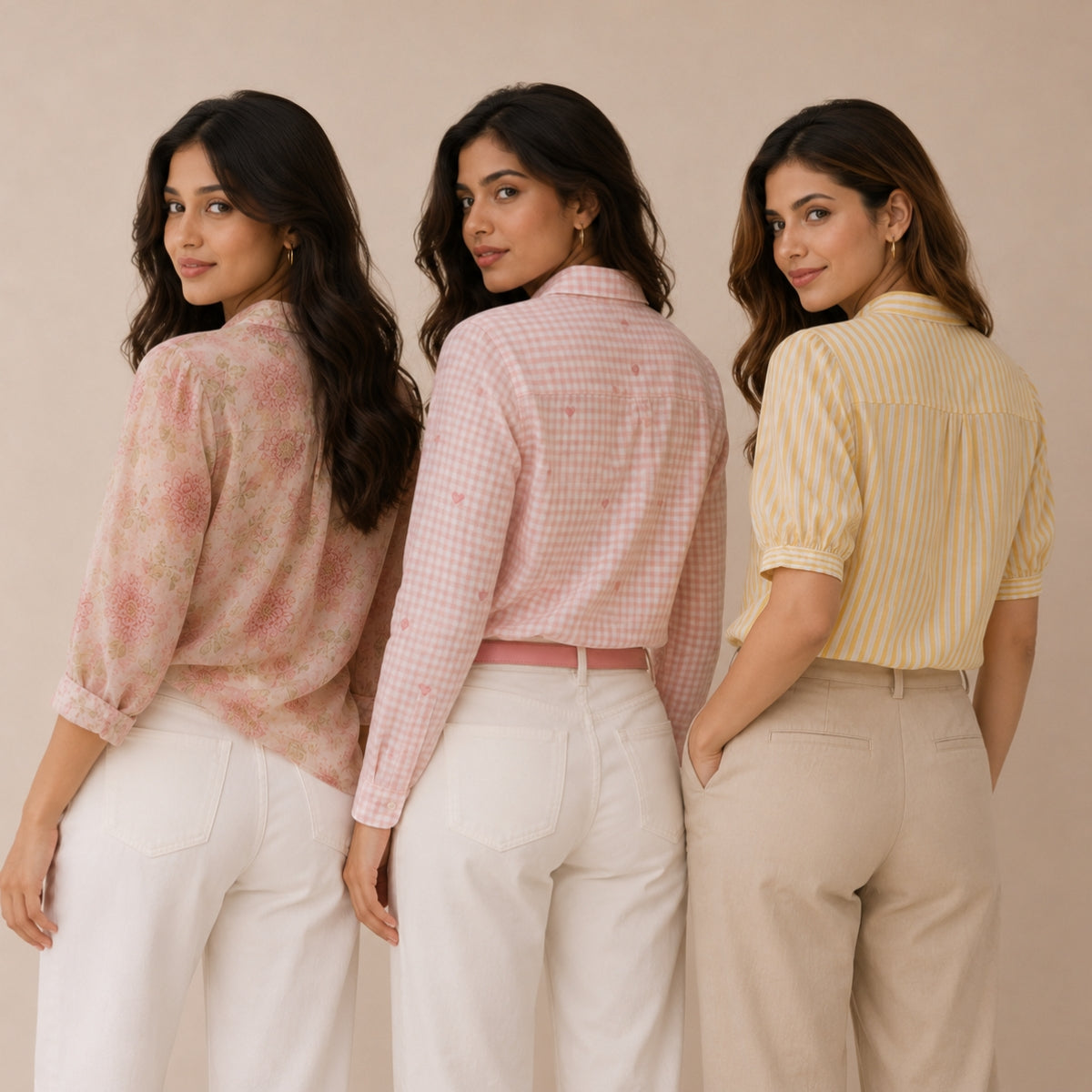 3 Casual Cotton Shirt For Women-Everyday Comfort Shirts |SC-02