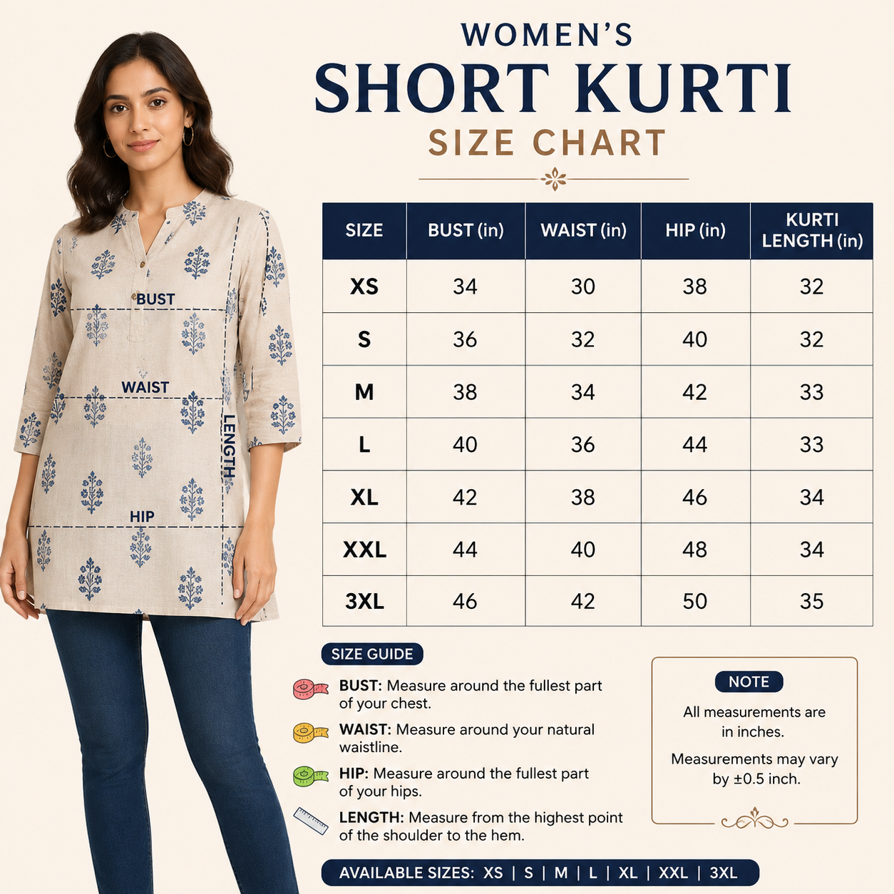 3 Short Kurtis, One Perfect Combo | SK-02