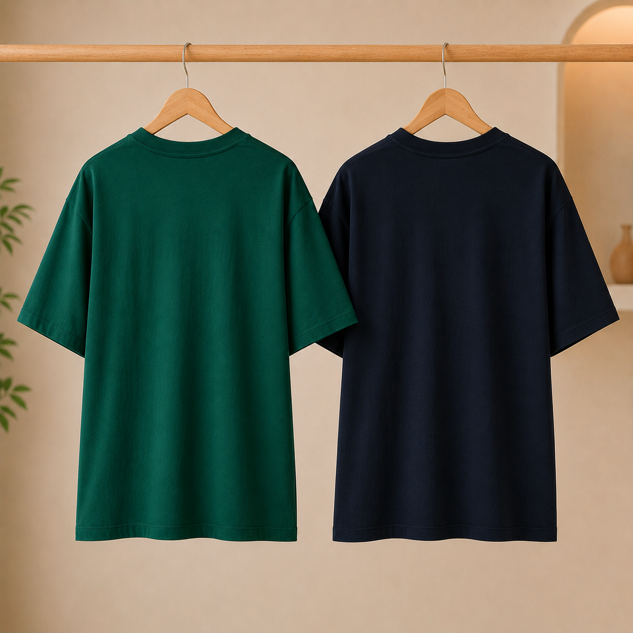 Oversized Printed T-Shirt Combo Pack | Pack of 2 Casual T-Shirts | TT-05