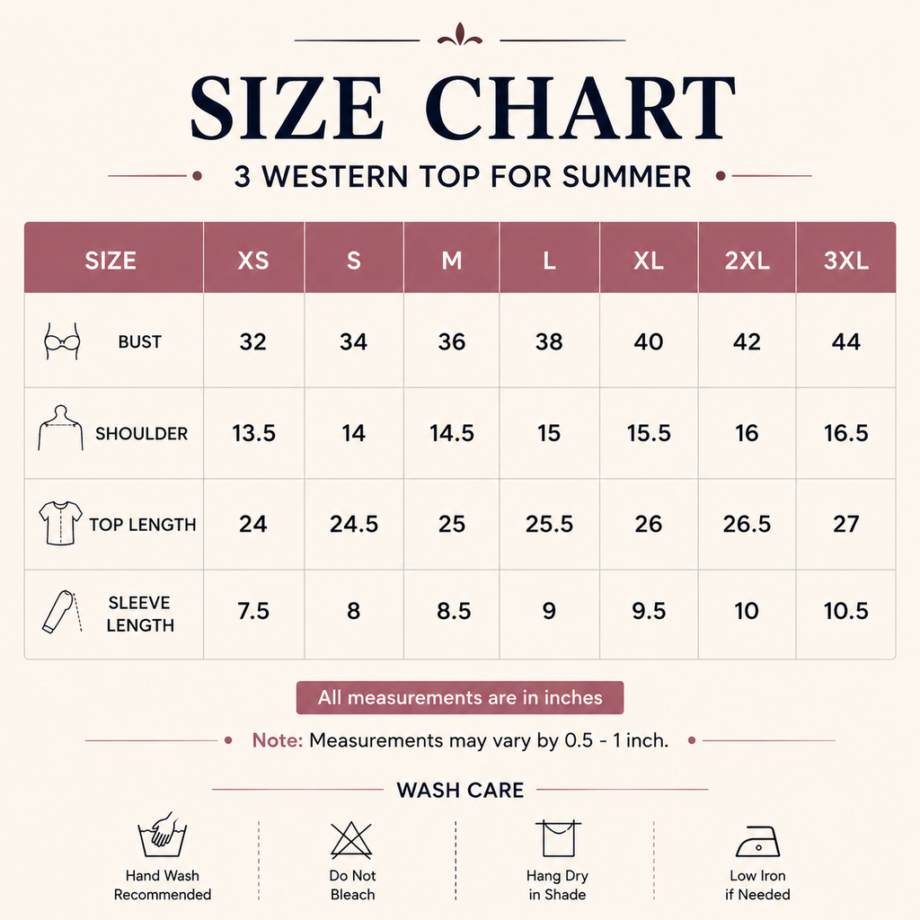3 Western Top for Summer ( WT-4)