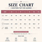3 Western Top for Summer ( WT-8)